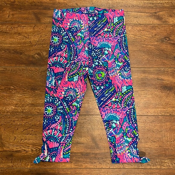 Pantalon Croisé Lilly Pulitzer 'Capri Sun Salute' - Taille 0P - Multicolore En Coton - Neuf Avec étiquettes